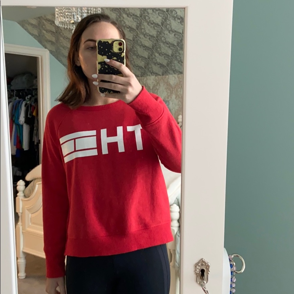 Red sweatshirt